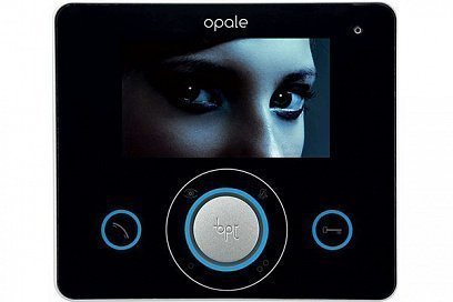 Видеодомофон OPALE WIDE BLACK с функцией сохранения сообщения и фото посетителя фото