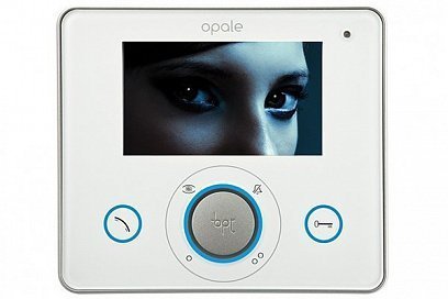 Видеодомофон OPALE WIDE WHITE с функцией сохранения сообщения и фото посетителя фото