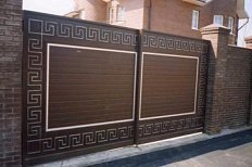 Фото Распашные ворота KARTEK D